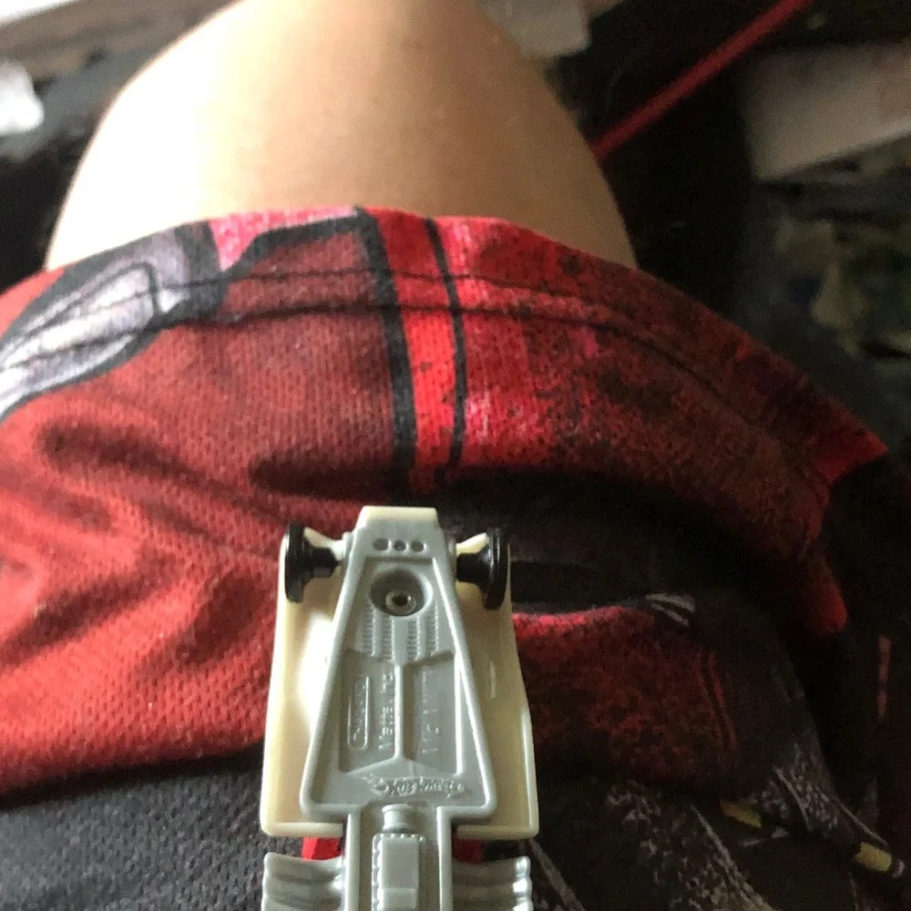 Red and White Toy Race Car